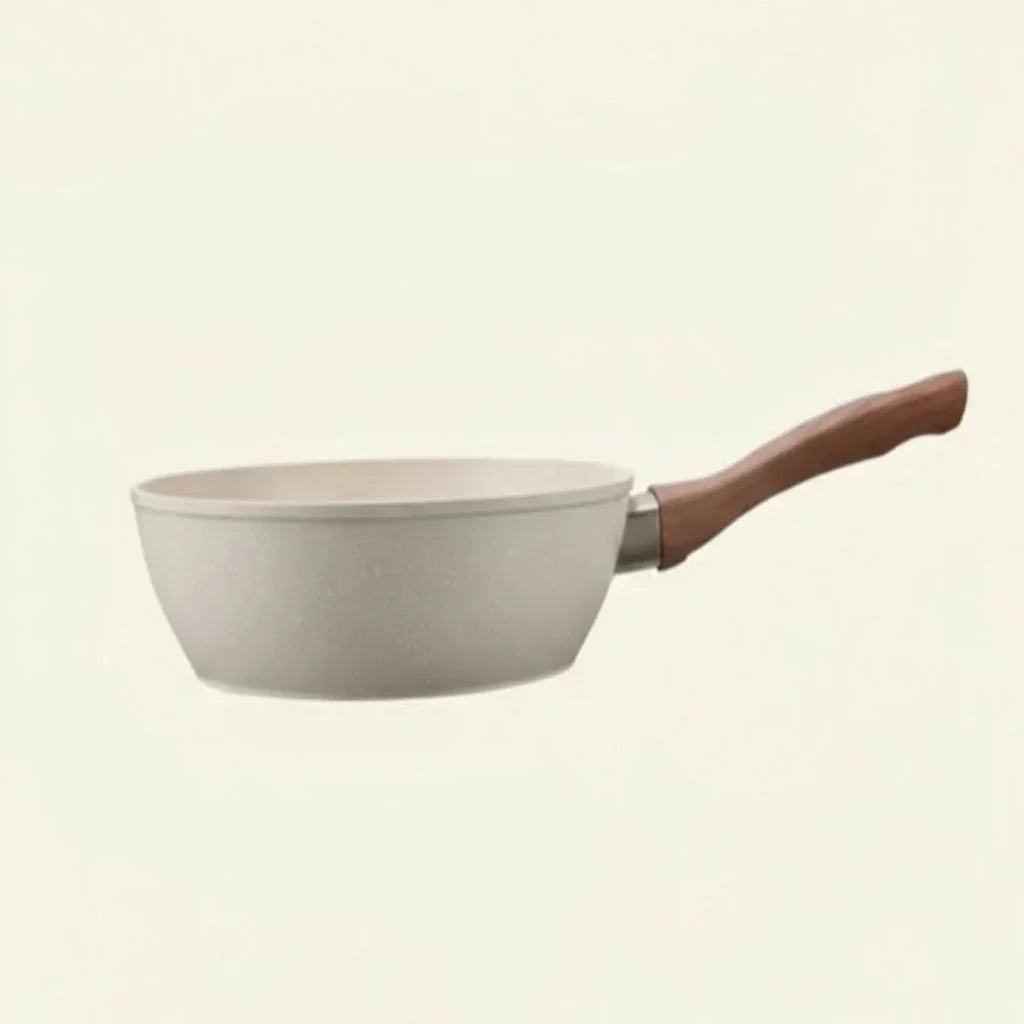 TerraStone Deep Nonstick Pan With Medical Stone Coating For Gas And Induction | Temsk