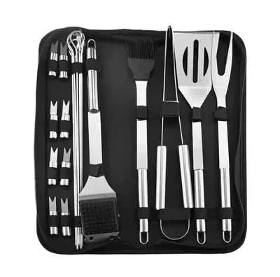 ApexGrill Stainless Steel Utensil Set Premium Outdoor Barbecue Tools | Temsk