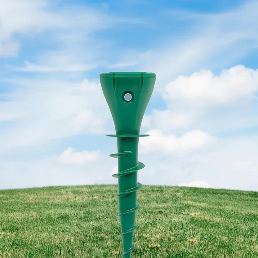 SunGuard Solar Mole Deterrent With Vibration For Garden And Lawn | Temsk