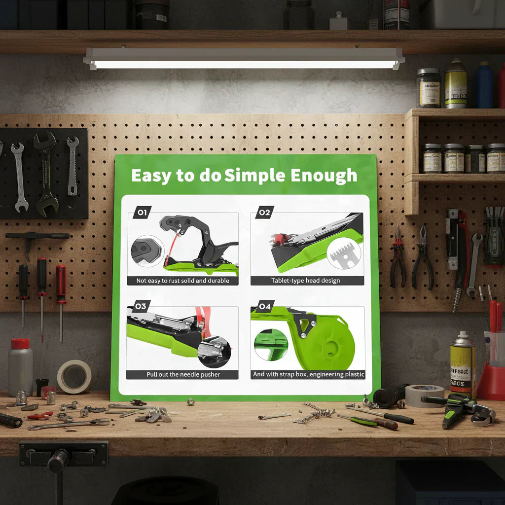VineTether Pro Efficient Plant Tying Device For Secure Supports | Temsk