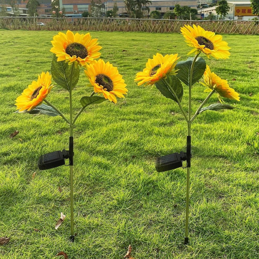 Waterproof Sunflower Solar Lamp for Garden and Outdoor Use Automatic Lighting | Temsk