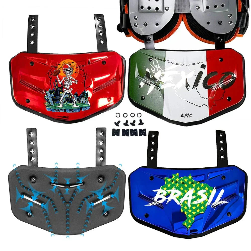Back Protection Plate For American Football With Shock Absorption And Ventilation | Temsk