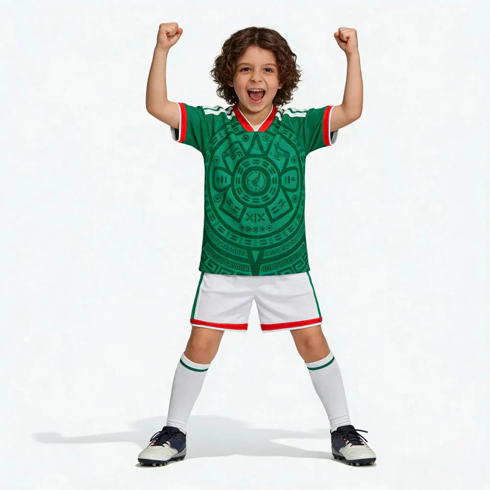 Kids Soccer Uniform Shorts Set From Mexico 2026 World Cup | Temsk