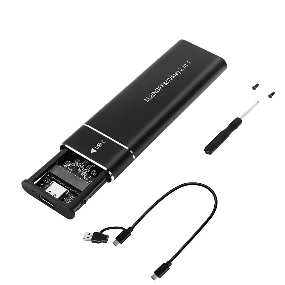Externí pouzdro pro M.2 SSD pro USB 3.1 přenosný disk | Temsk
