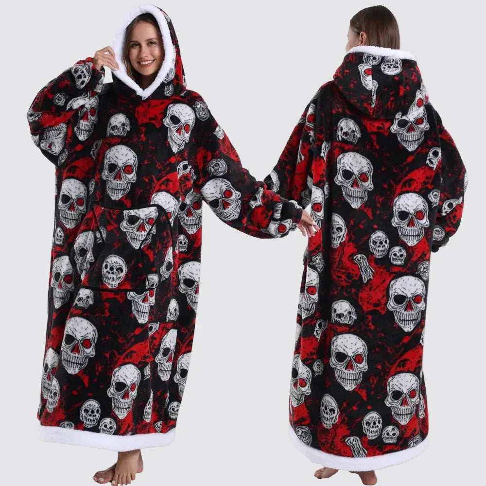Cozy Oversized Wearable Hoodie Blanket For Adults All Day Comfort | Temsk