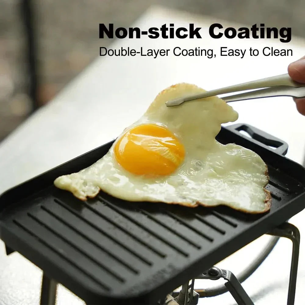 TrailForge Mini Grill Plate Set Portable Outdoor Cookware | Temsk