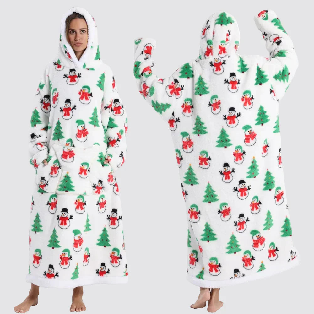 Cozy Oversized Wearable Hoodie Blanket For Adults All Day Comfort | Temsk