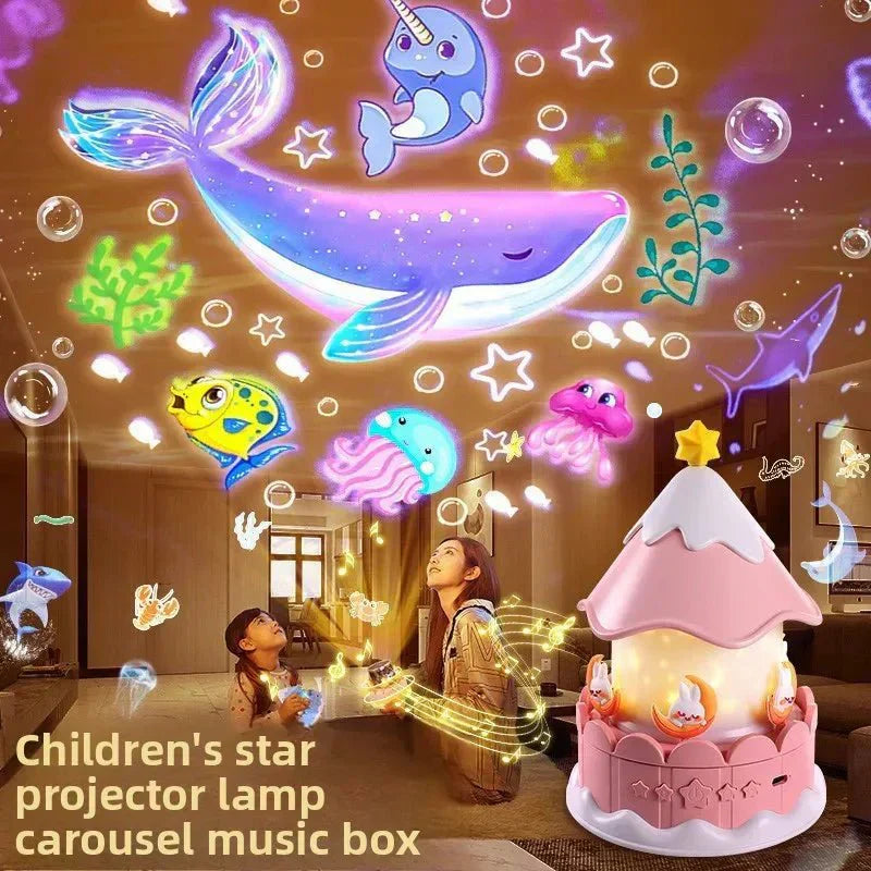Luminara Musical Star Projector With 12 Enchanting Themes | Temsk