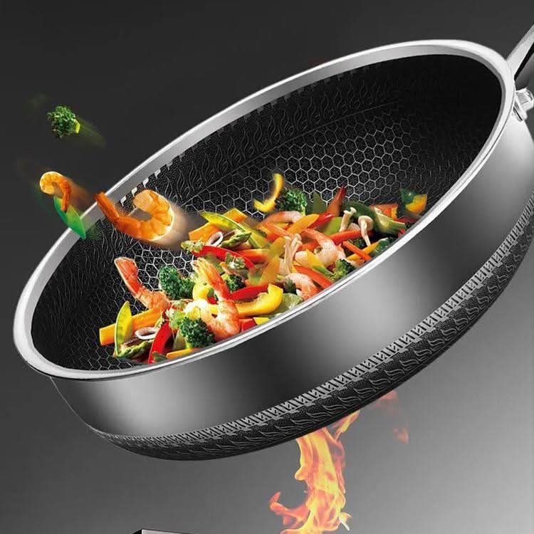 NovaCore Stainless Steel Frying Pan - Energy Saving and Durable for Perfect Cooking | Temsk