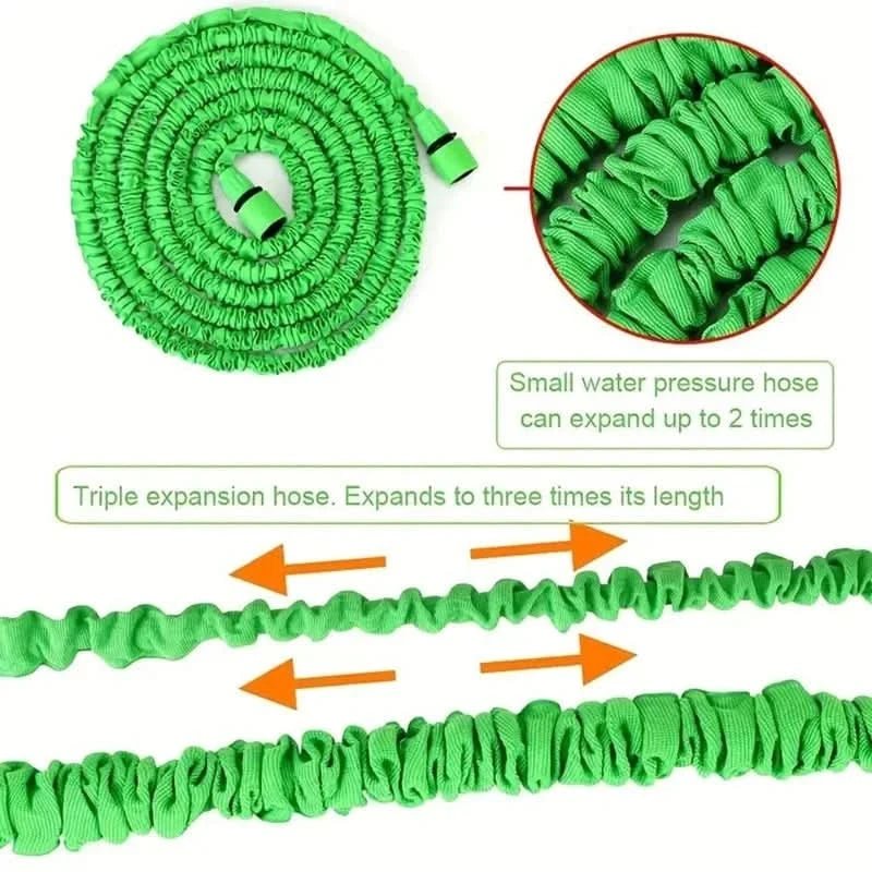HydroFlex Expandable Hose - High Pressure Garden and Car Wash Hose | Temsk