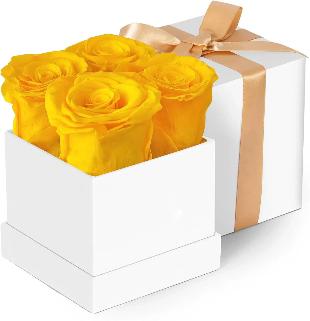 Mother's Day Rose Box Gift For Home Decor Flower Arrangement | Temsk