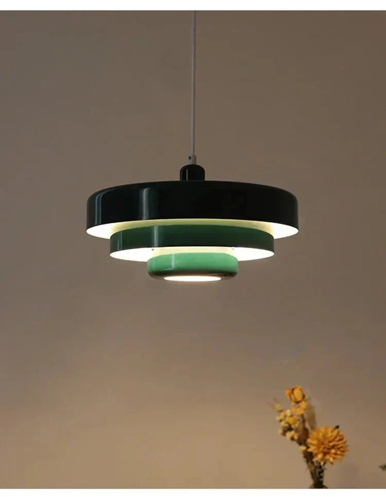 Lumina Three Tier Pendant Light In Macaron Colors For Living Rooms | Temsk