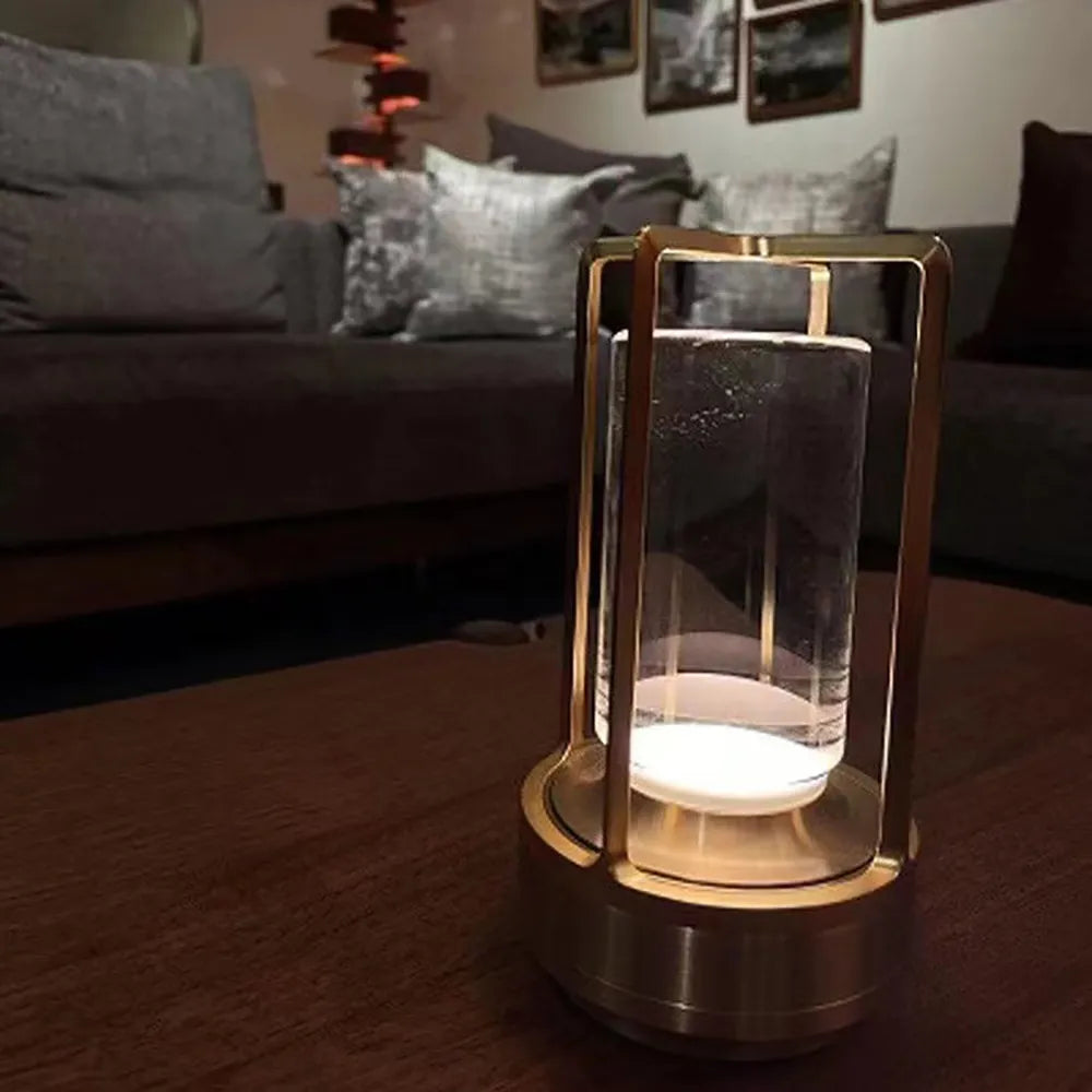 LumaNest ambientní teplá LED stolní lampa pro útulné osvětlení místnosti | Temsk