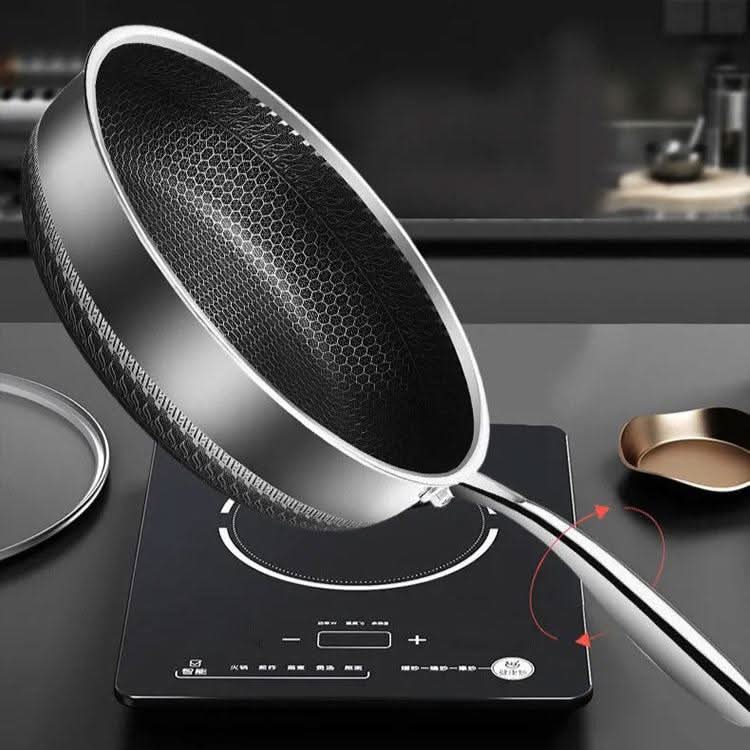 NovaCore Stainless Steel Frying Pan - Energy Saving and Durable for Perfect Cooking | Temsk