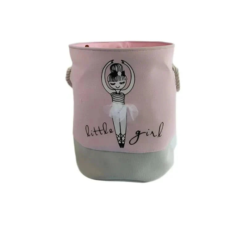 Foldable Canvas Storage Basket For Baby Toys And Clothes | Temsk