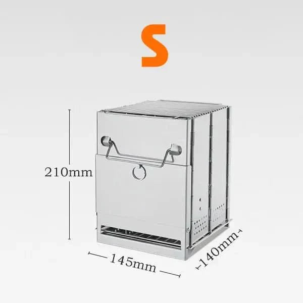 TrailBlaze Portable Camping Stove Lightweight Stainless Steel Grill | Temsk