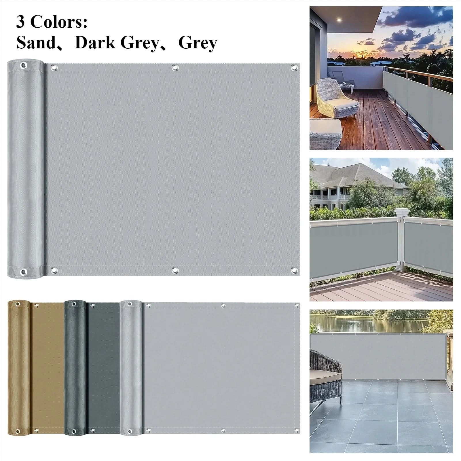 Verdant Shield Privacy Screen For Fences With UV And Waterproof Cover | Temsk