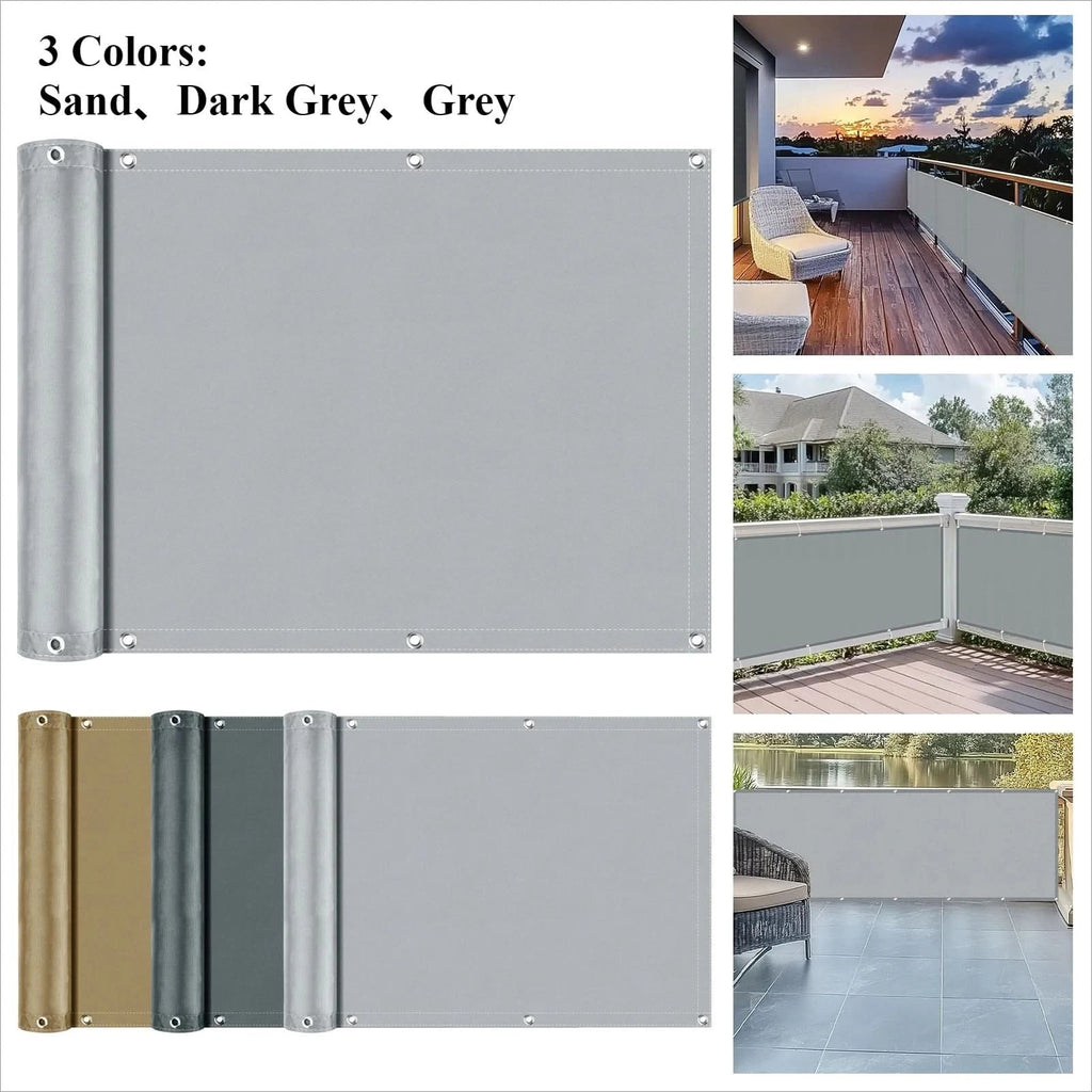 GardenShield UV and Waterproof Privacy Fence for Balcony, Garden, and Pool Areas | Temsk
