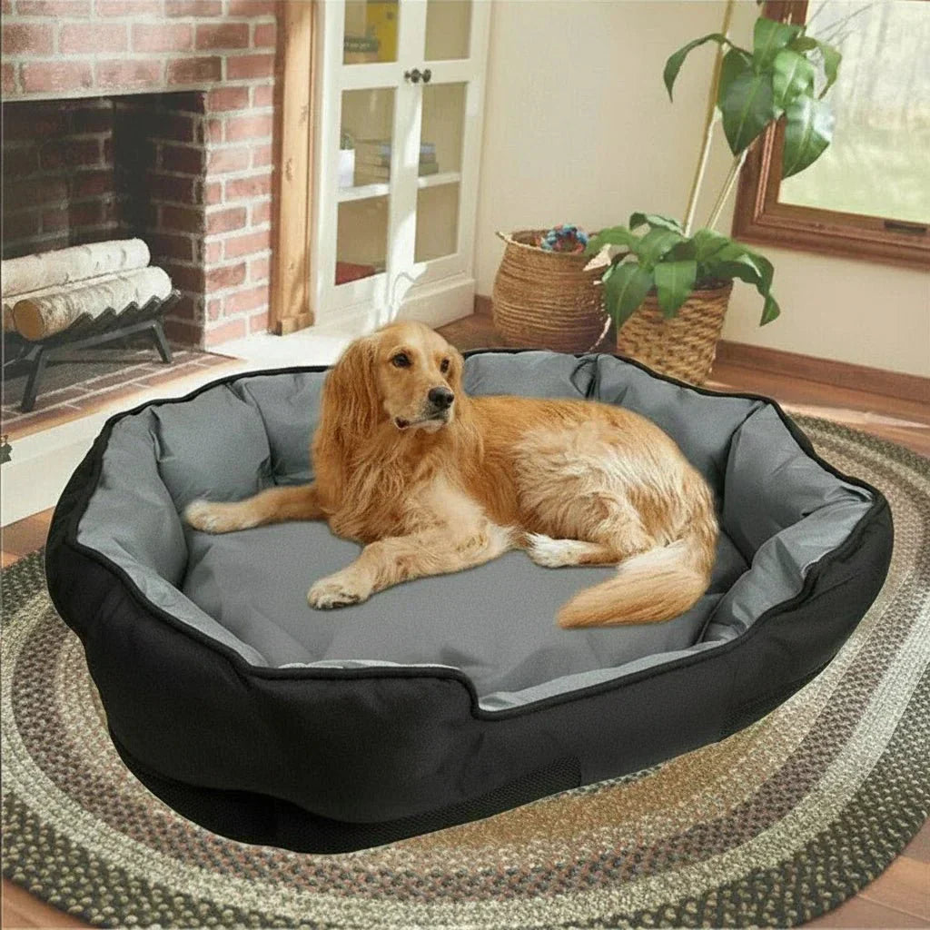 PawNest Orthopedic Foam Dog Bed in Cozy Washable Basket Design | Temsk