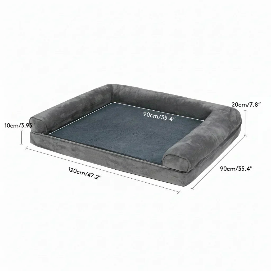 CuddleCloud Orthopedic Foam Couch Bed For Dogs And Pets | Temsk