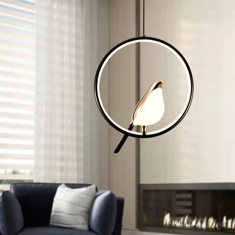 Magpie Licht Pendelleuchte mit nordischem Vogeldesign für moderne Räume | Temsk