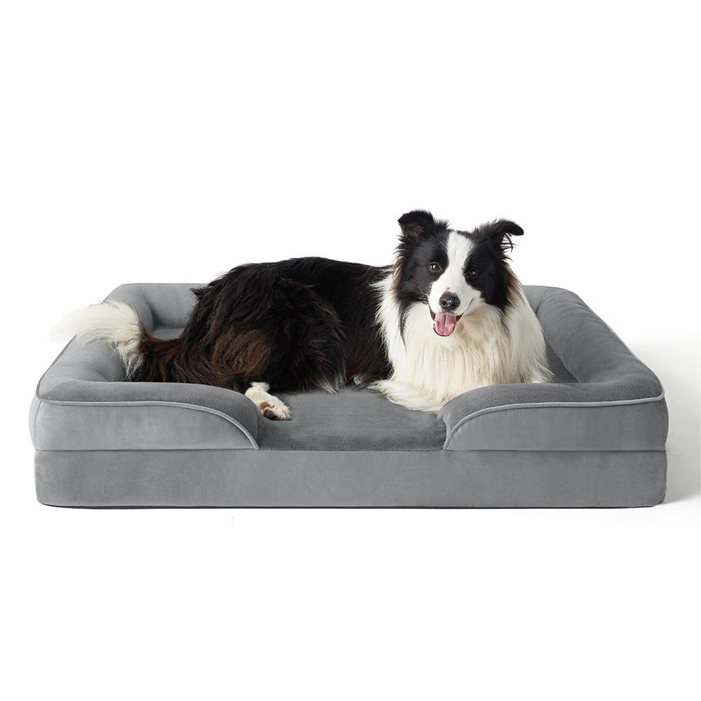 CosyNest Orthopedic Dog Bed With Removable Velvet Cover | Temsk