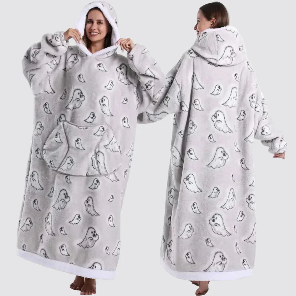 Cozy Oversized Wearable Hoodie Blanket For Adults All Day Comfort | Temsk