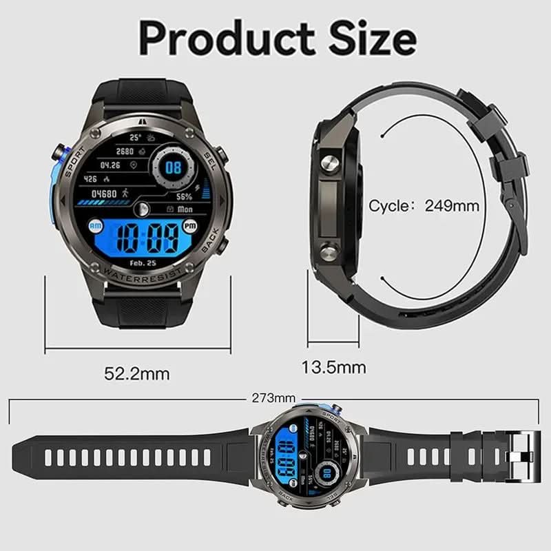 RidgeNova X Outdoor Smartwatch With GPS, Compass And Health Monitoring | Temsk