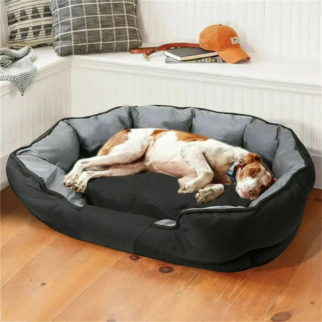 PawNest Orthopedic Foam Dog Bed in Cozy Washable Basket Design | Temsk
