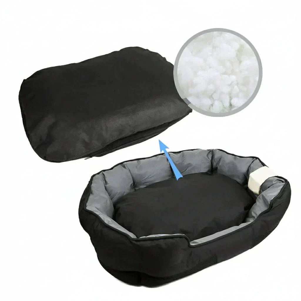 PawNest Orthopedic Foam Dog Bed in Cozy Washable Basket Design | Temsk
