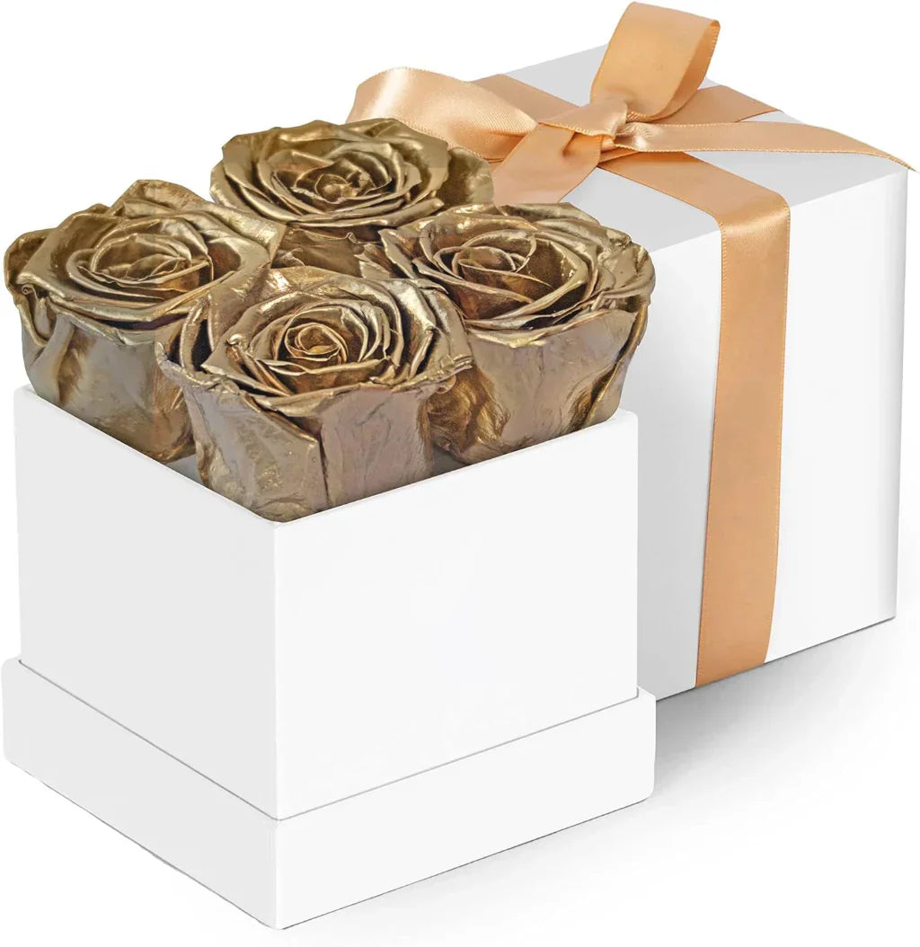 Mother's Day Rose Box Gift For Home Decor Flower Arrangement | Temsk