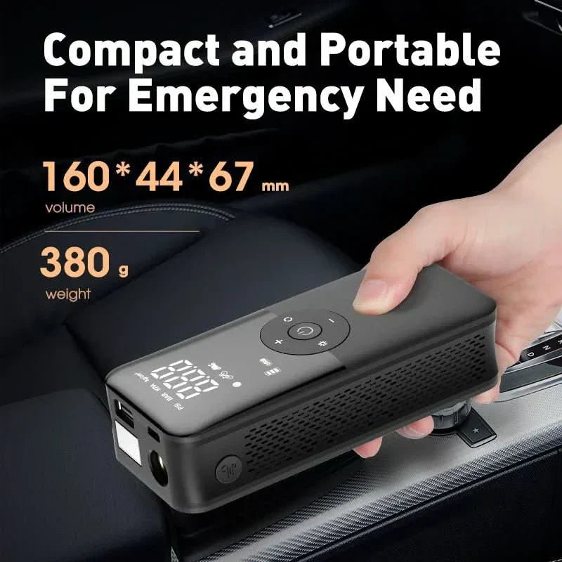 Rechargeable Portable Air Pump For Cars And Bikes With 150 PSI | Temsk