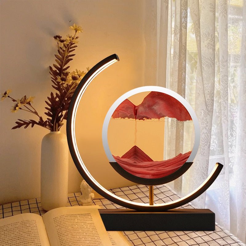 Sandlight Quicksand LED Table Lamp For Home Decor Accent | Temsk