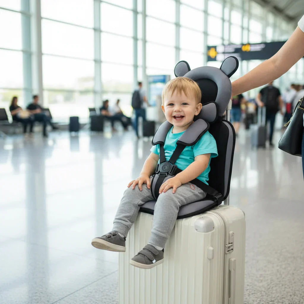 RideSuitcase Kids Bear Design Portable Travel Companion | Temsk