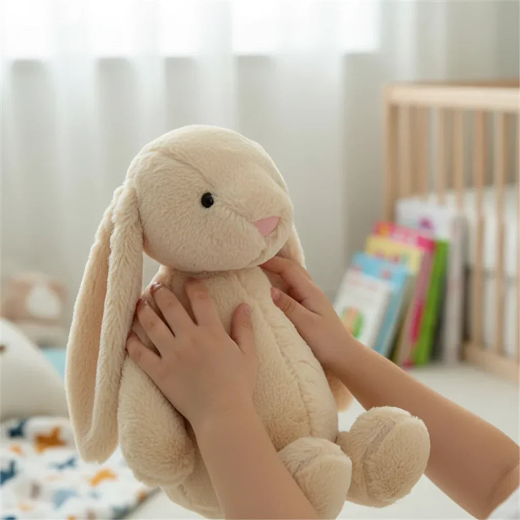 Plyšová hračka králíček Bunnycat, měkký plyšový mazlíček pro roztomilé objetí | Temsk