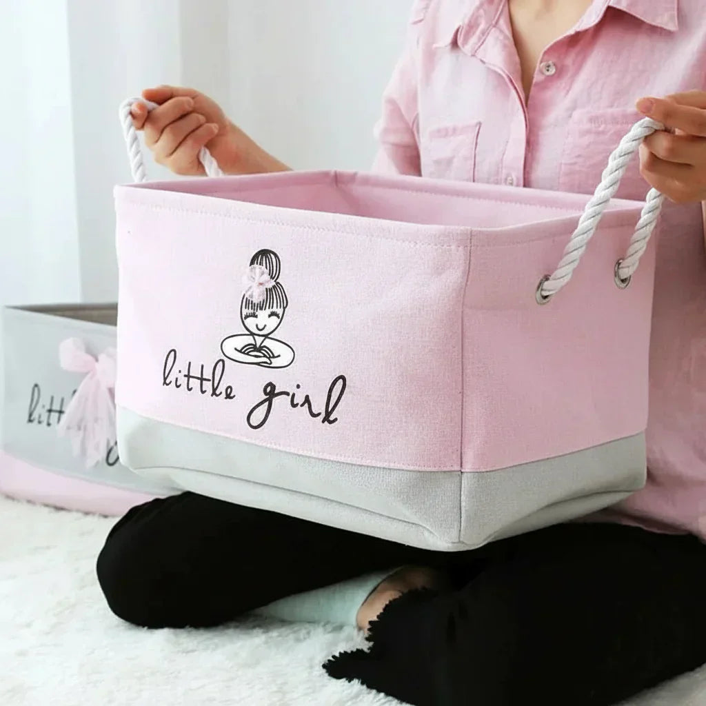 NestFold Foldable Storage Basket For Children's Room Organization | Temsk