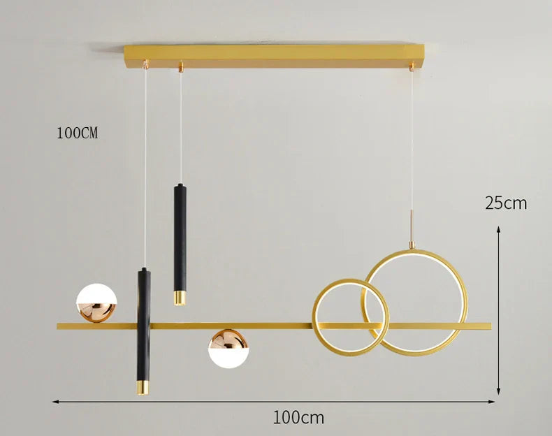 Lumenora schlanker moderner minimalistischer LED-Pendelleuchten-Spot mit Fernbedienung | Snurv | Temsk