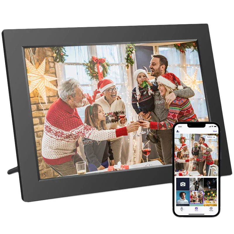 Memora WLAN-Fotorahmen mit IPS-HD-Touchscreen und 32GB Speicher | Temsk