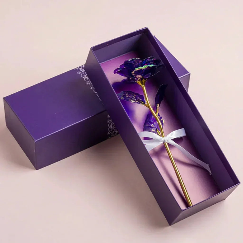 Rosen-Geschenkbox mit Künstlicher Blumenpräsentation zum Muttertag | Temsk