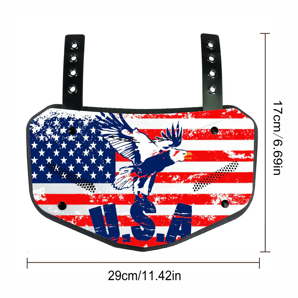 Back Protection Plate For American Football With Shock Absorption And Ventilation | Temsk
