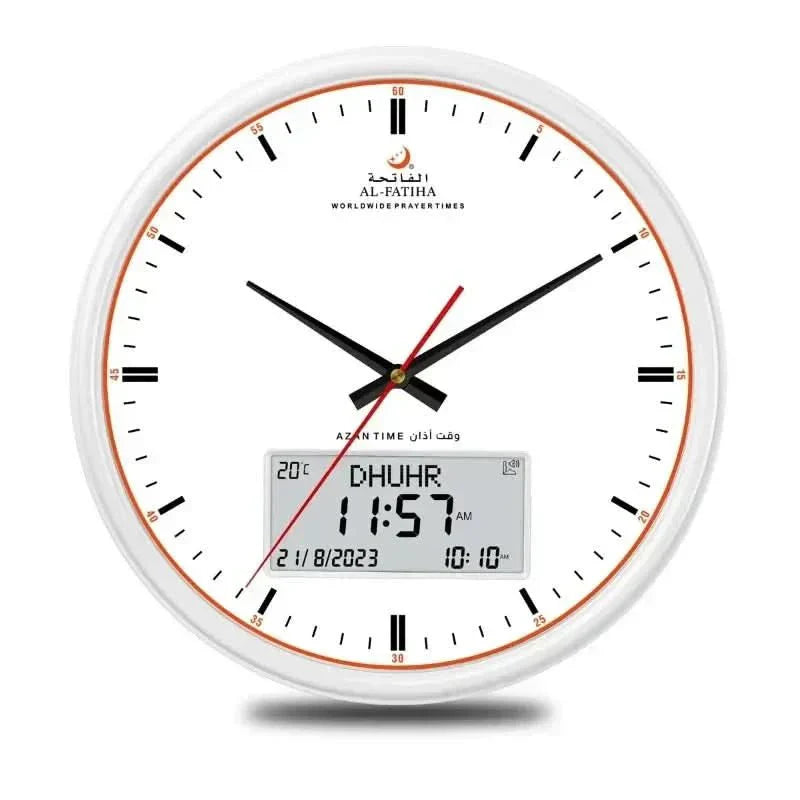 Orologio da Preghiera LumaTime con Regolazione Automatica dell'Azan e Dieci Suoni di Azan | Temsk