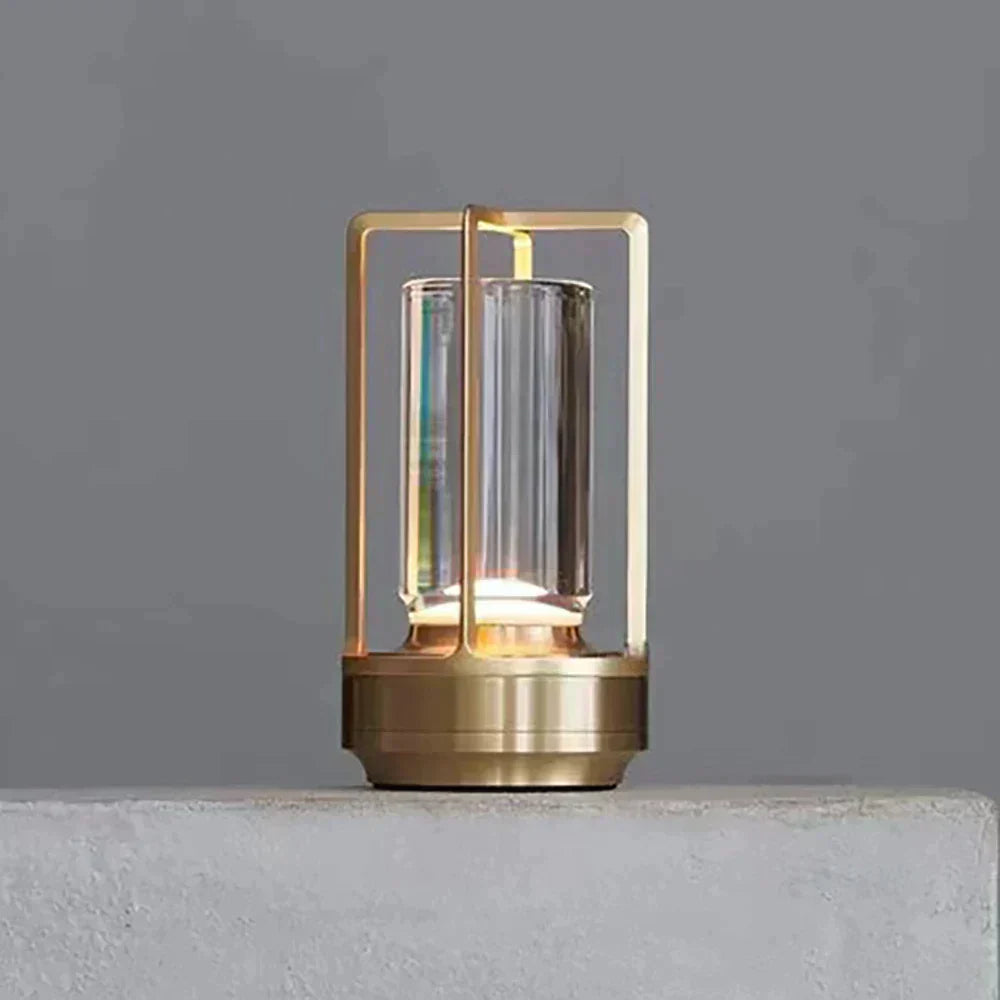 LumaNest ambientní teplá LED stolní lampa pro útulné osvětlení místnosti | Temsk