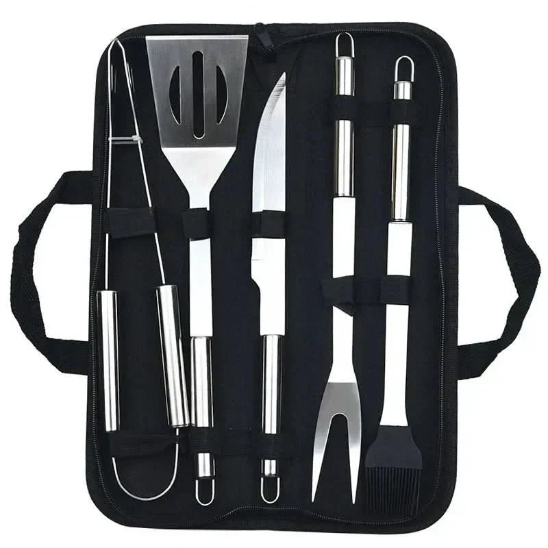 ApexGrill Stainless Steel Utensil Set Premium Outdoor Barbecue Tools | Temsk