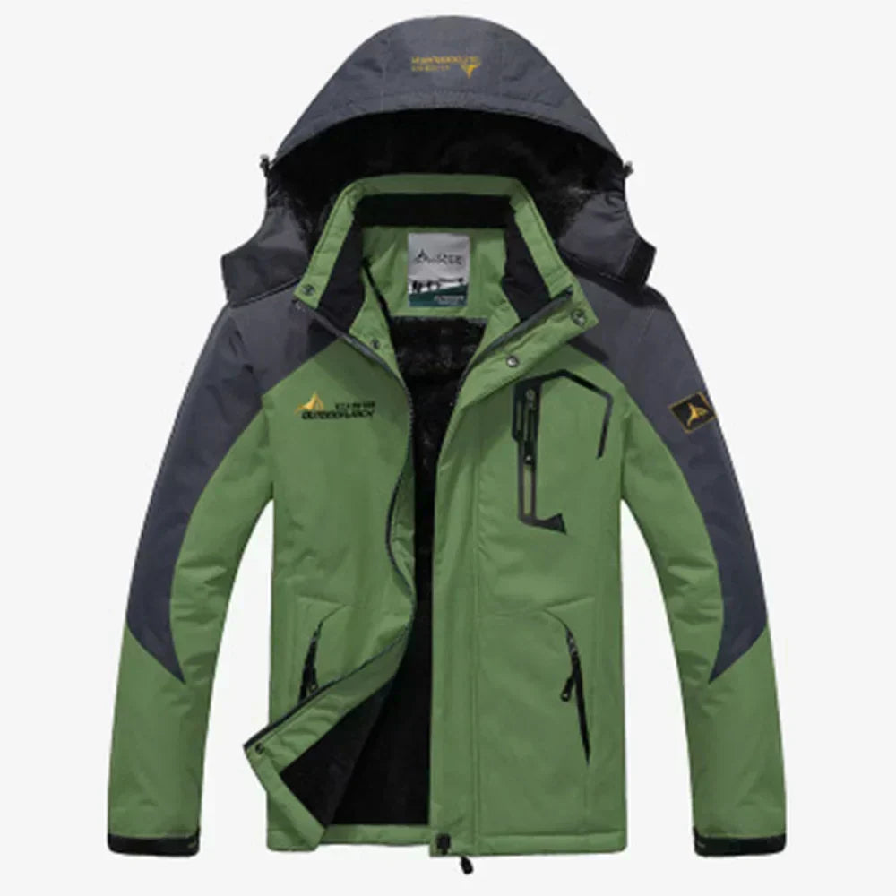 Men's Ultimate Winter Parka Hooded Insulated Jacket, Waterproof And Windproof Anorak | Temsk