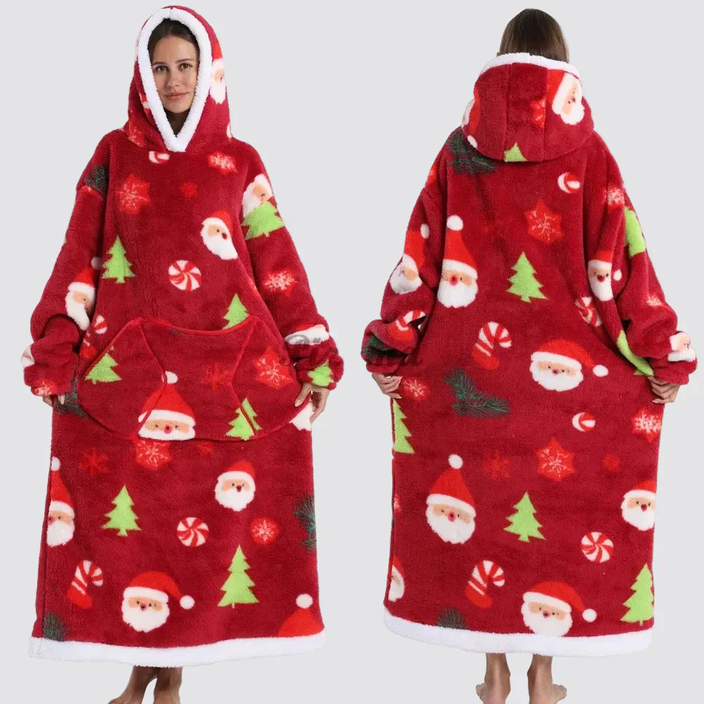 Cozy Oversized Wearable Hoodie Blanket For Adults All Day Comfort | Temsk