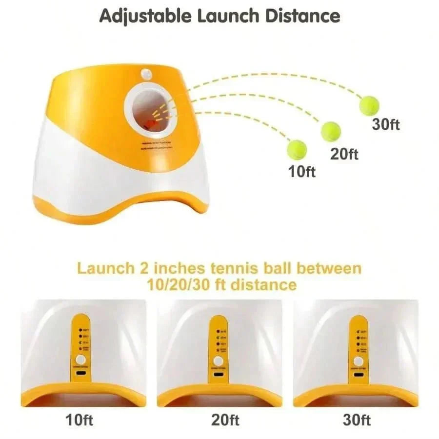 FetchMate Automatic Ball Thrower - Rechargeable Dog Toy | Temsk