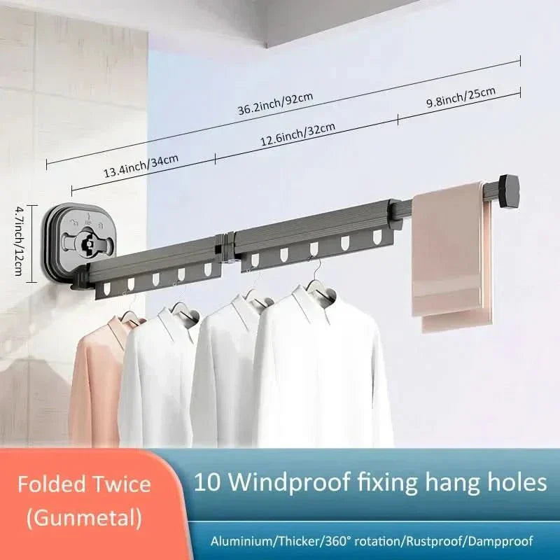 BreezeLift Wall Mounted Tumble Dryer Foldable And Space Saving | Temsk