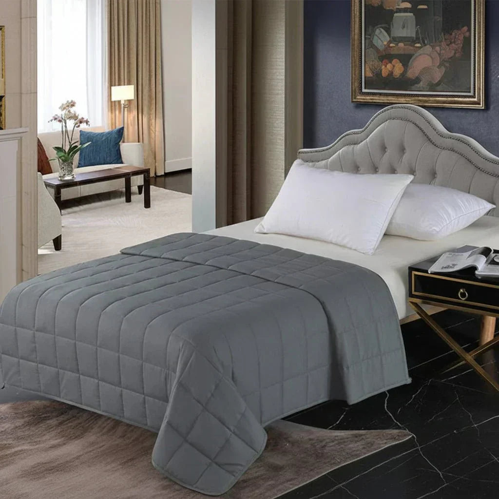 SereneNest Cotton Weighted Blanket for Restful Sleep | Temsk