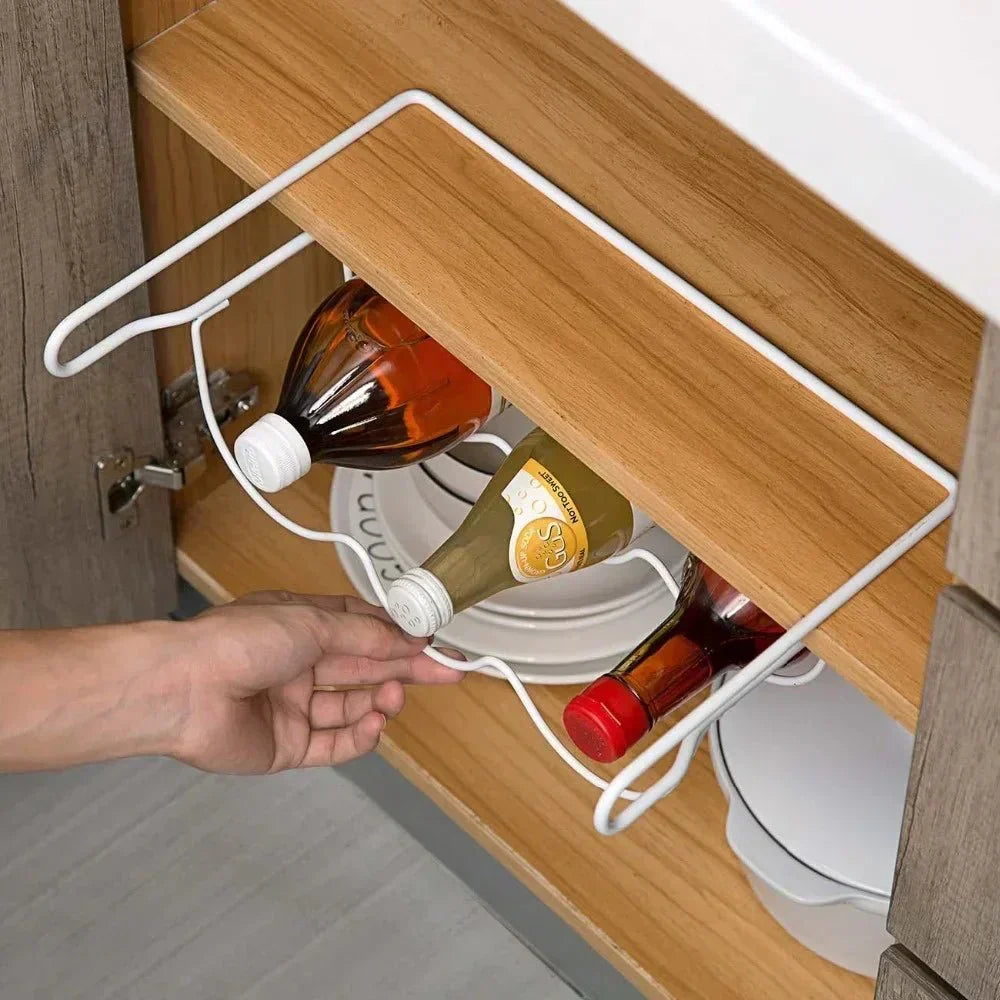 SpinShelf Space-Saving Rolling Bottle Holder For Refrigerator Shelves | Temsk