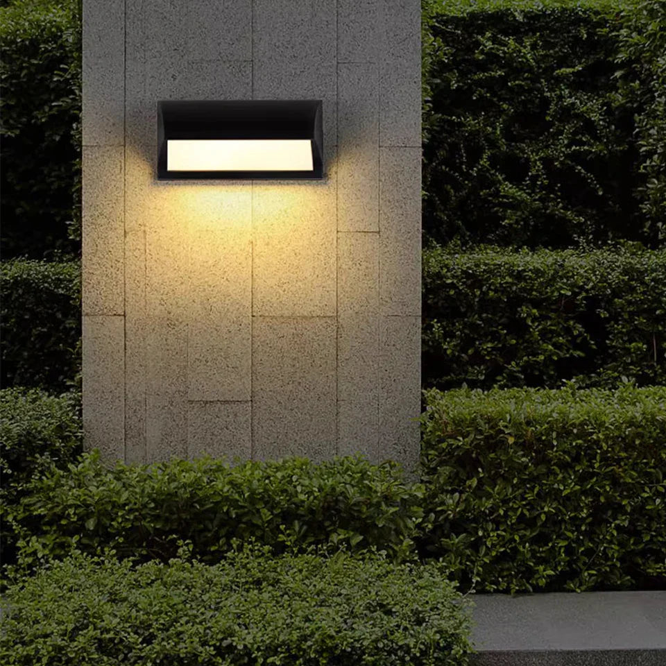 WallBright wetterfeste Wandleuchte mit Bewegungssensor | Temsk